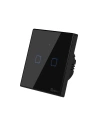 Buy Touch light switch WiFi + RF 433 Sonoff T3 EU TX (2-channel) black - SNF46 - {ean13} - Home Screen Store Europe