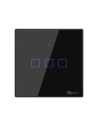 Touch light switch WiFi + RF 433 Sonoff T3 EU TX (3-channel) black