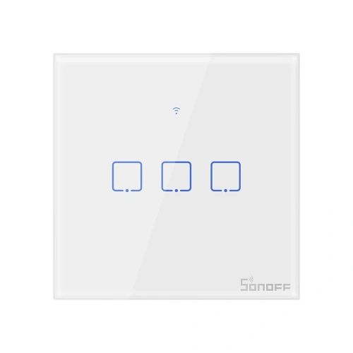 Kup Érintőkapcsoló WiFi + RF 433 Sonoff T1 EU TX (3-csatornás) - SNF49 - {ean13} - Sklep Home Screen