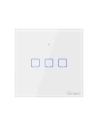 Touch light switch WiFi + RF 433 Sonoff T1 EU TX (3-channel) white