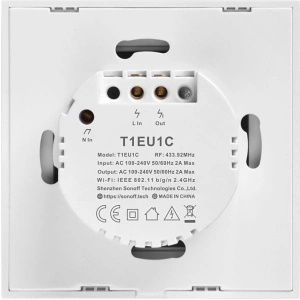 Kup Comutator de lumină tactil WiFi + RF 433 Sonoff T1 EU TX (3-canale) - SNF49 - {ean13} - Sklep Home Screen
