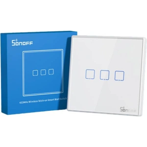 Buy Wireless Light Switch Sonoff 433MHz T2EU3C-RF (3-channel) - SNF71 - {ean13} - Home Screen Store Europe