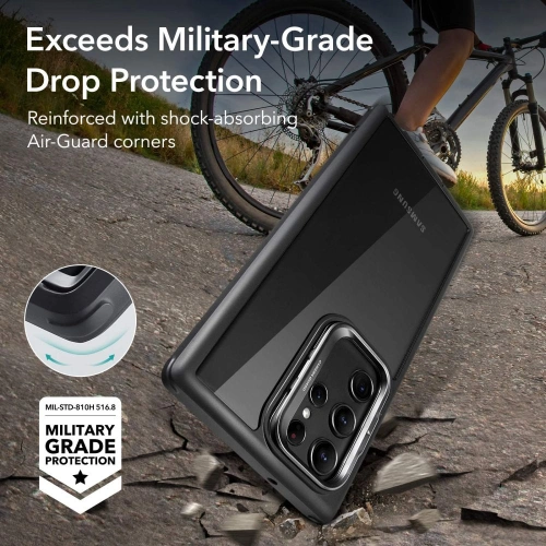 Kup Etui ESR Shock Armor Kickstand Samsung Galaxy S23 Ultra Clear/black - ESR641 - {ean13} - Sklep Home Screen