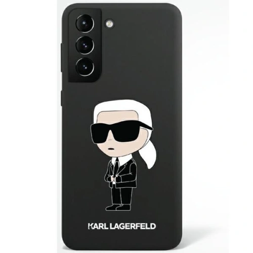 Kup Case Karl Lagerfeld KLHCS23LSNIKBCK Samsung Galaxy S23 Ultra Hardcase schwarz/schwarz Silikon Ikonik - KLD1424 - {ean13} - Sklep Home Screen