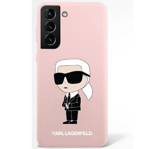 Kup Etui Karl Lagerfeld KLHCS23LSNIKBCP Samsung Galaxy S23 Ultra hardcase roz/pink Silicone Ikonik - KLD1425 - {ean13} - Sklep Home Screen