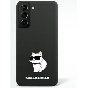 Etui Karl Lagerfeld KLHCS23MSNCHBCK Samsung Galaxy S23+ Plus hardcase czarny/black Silicone Choupette
