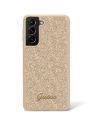 Case Guess GUHCS23LHGGSHD Samsung Galaxy S23 Ultra gold/hartes Gehäuse Glitter Script