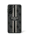 Case Guess GUHCS23LP4RPSK Samsung Galaxy S23 Ultra schwarz/black hardcase 4G Printed Stripe