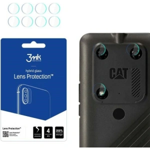 Kup Hybriertes Glas für die Kameralinse 3MK Lens Protect Cat S53 [4 PACK] - 3MK4437 - {ean13} - Sklep Home Screen