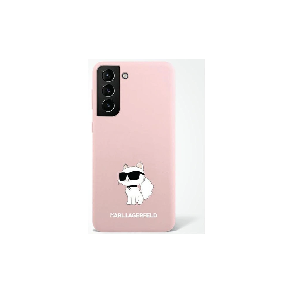 Etui Karl Lagerfeld KLHCS23MSNCHBCP Samsung Galaxy S23+ Plus hardcase różowy/pink Silicone Choupette