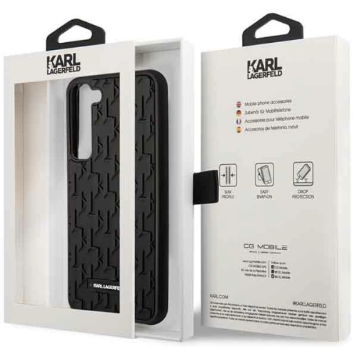 Buy Karl Lagerfeld KLHCS23SRUPKLPK Samsung Galaxy S23 hardcase black 3D Monogram - KLD1434 - {ean13} - Home Screen Store Europe