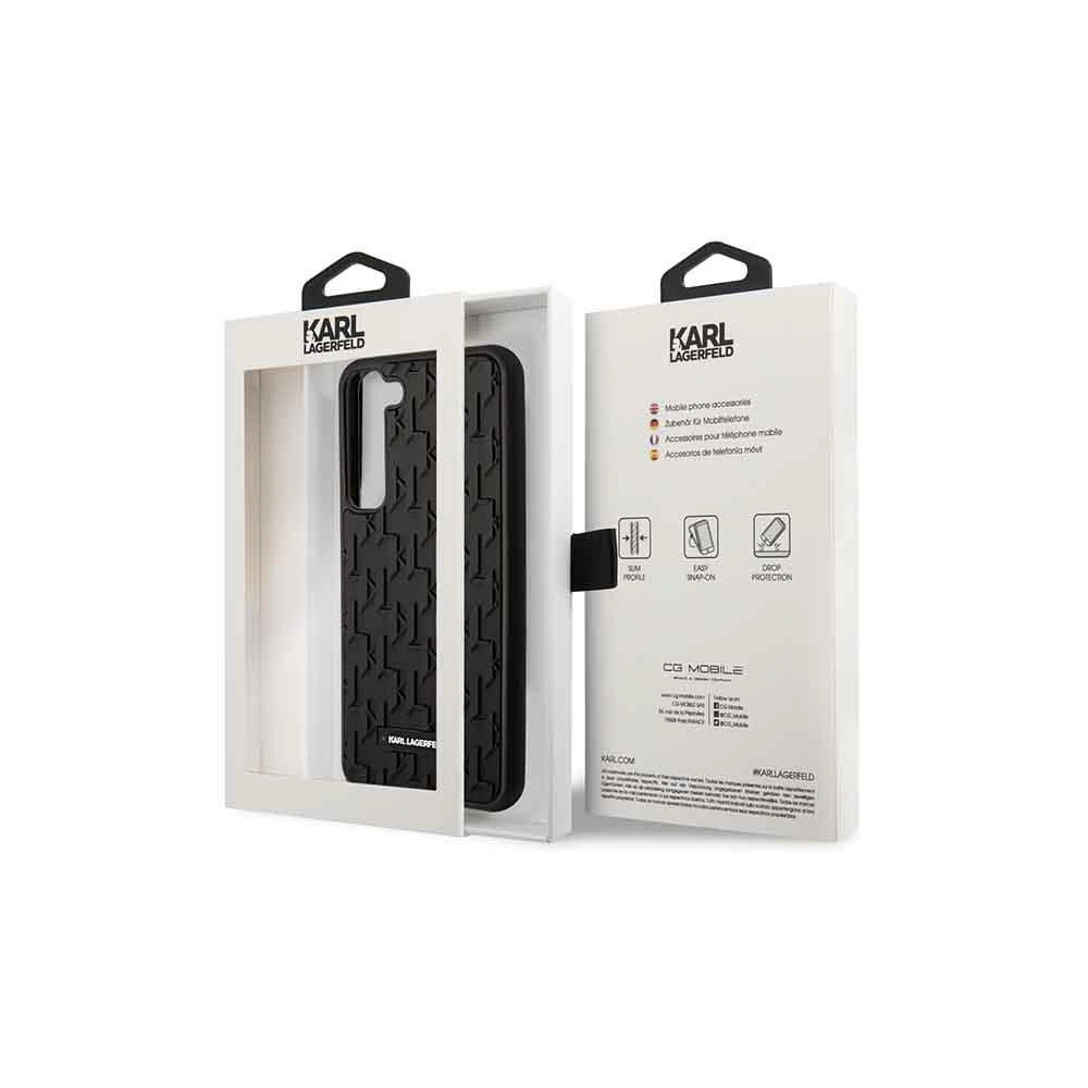 Etui Karl Lagerfeld KLHCS23SRUPKLPK Samsung Galaxy S23 hardcase czarny/black 3D Monogram
