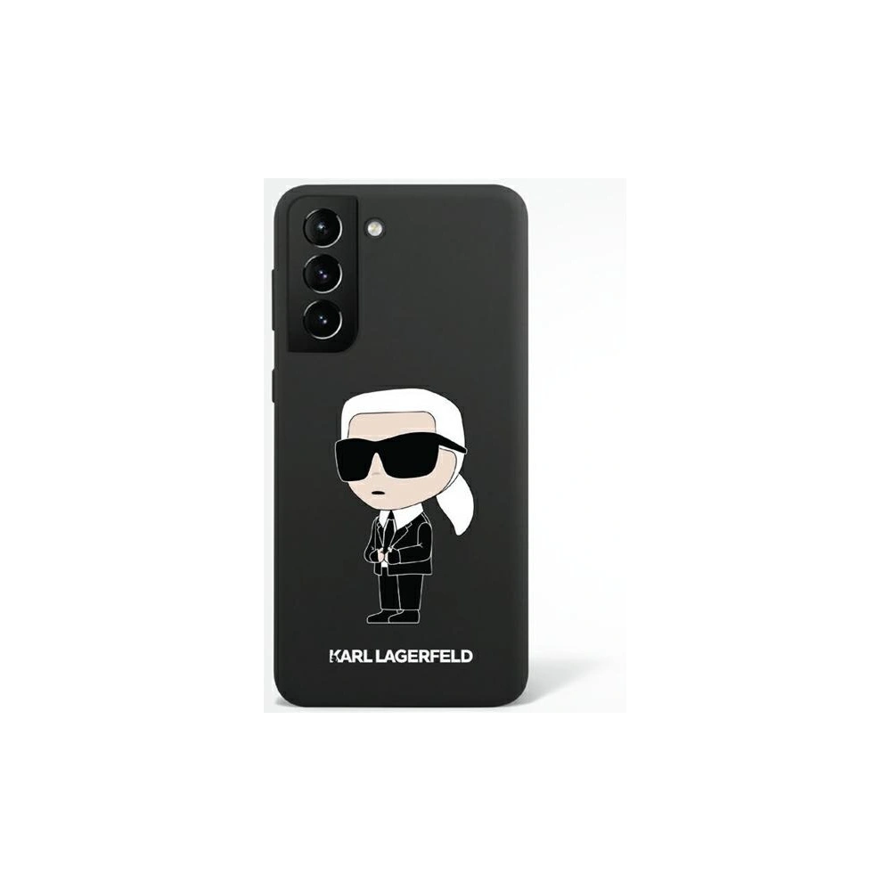 Etui Karl Lagerfeld KLHCS23SSNIKBCK Samsung Galaxy S23 hardcase czarny/black Silicone Ikonik