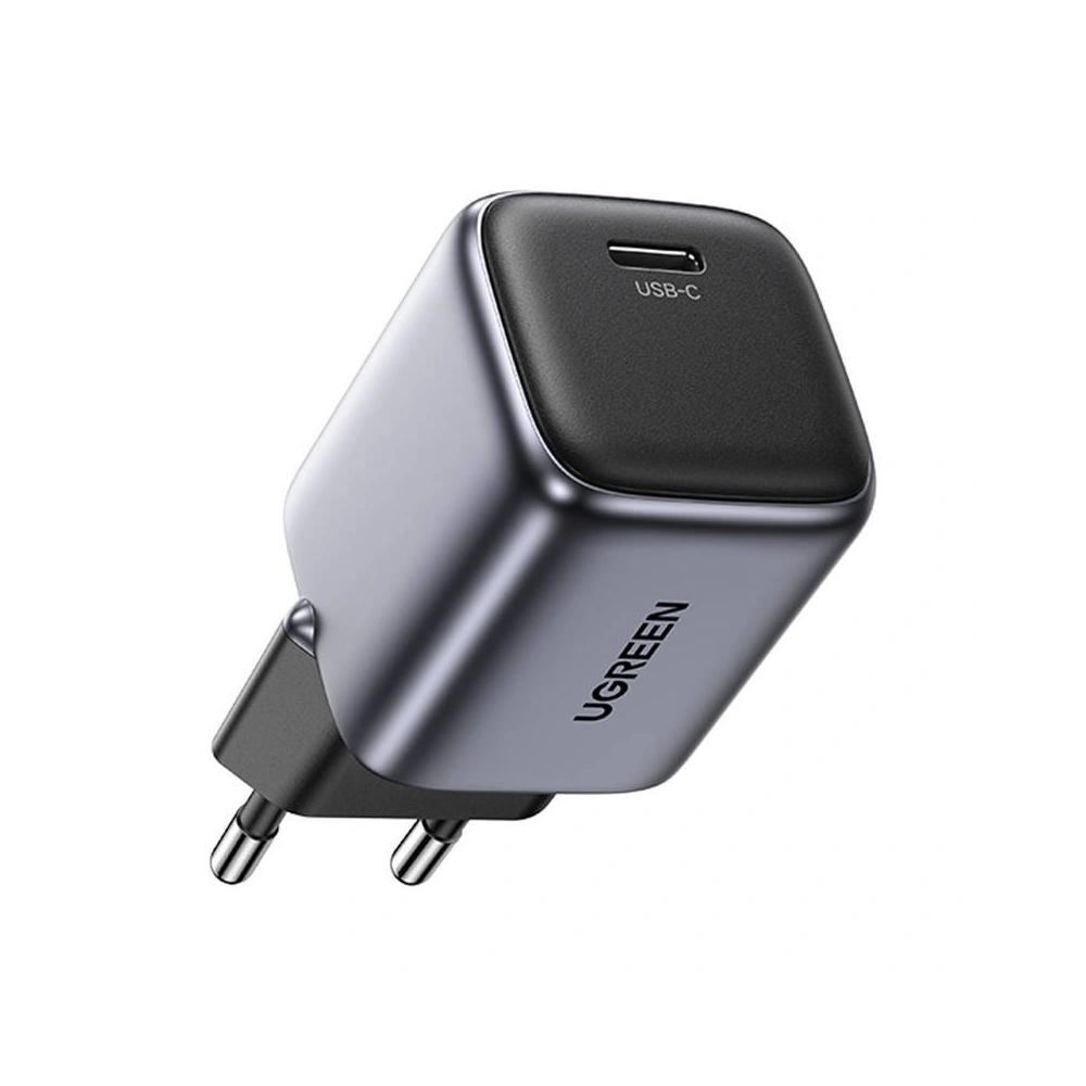 Ładowarka sieciowa UGREEN CD318 Nexode mini, USB-C, PD3.0, QC4.0, GaN, 20W (szary)