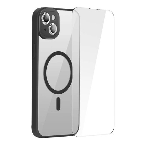 Buy Baseus Frame MagSafe Case + Glass Apple iPhone 14 (black) - BSU3918 - {ean13} - Home Screen Store Europe