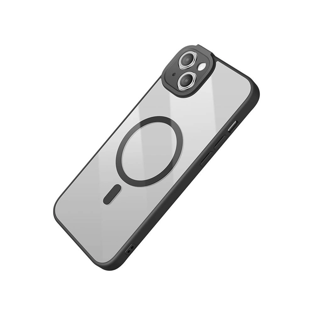 Zestaw etui + szkło Baseus Frame MagSafe Apple iPhone 14 (czarny)