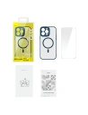 Kup Set mit Hülle + Glas Baseus Frame MagSafe Apple iPhone 14 Pro Max (blau) - BSU3920 - {ean13} - Sklep Home Screen