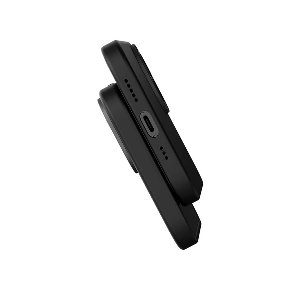 Zestaw etui + szkło Baseus Liquid Silica MagSafe Apple iPhone 14 (czarny)