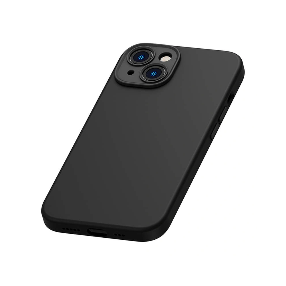Zestaw etui + szkło Baseus Liquid Silica MagSafe Apple iPhone 14 (czarny)