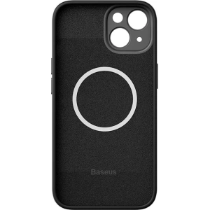 Zestaw etui + szkło Baseus Liquid Silica MagSafe Apple iPhone 14 Plus / 15 Plus (czarny)