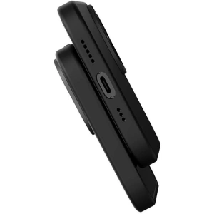 Zestaw etui + szkło Baseus Liquid Silica MagSafe Apple iPhone 14 Plus / 15 Plus (czarny)