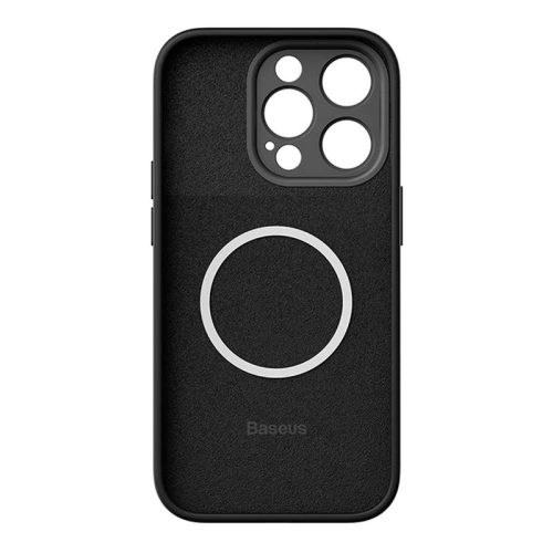Buy Baseus Liquid Silica MagSafe Case + Glass Apple iPhone 14 Pro Max (black) - BSU3923 - {ean13} - Home Screen Store Europe