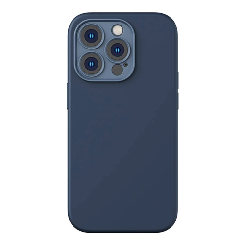 Kup Set mit Hülle + Glas Baseus Liquid Silica MagSafe Apple iPhone 14 Pro (blau) - BSU3925 - {ean13} - Sklep Home Screen