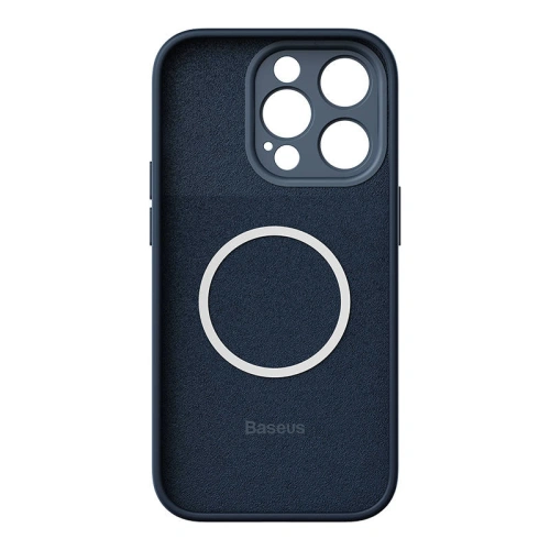 Kup Set mit Hülle + Glas Baseus Liquid Silica MagSafe Apple iPhone 14 Pro (blau) - BSU3925 - {ean13} - Sklep Home Screen