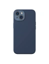 Set Hülle + Glas Baseus Liquid Silica MagSafe Apple iPhone 14 Plus / 15 Plus (blau)