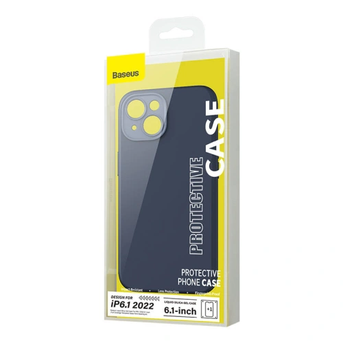 Buy Baseus Liquid Silica Case + Glass Apple iPhone 14 (blue) - BSU3927 - {ean13} - Home Screen Store Europe