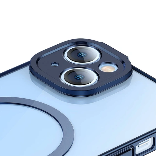 Kup Set mit Hülle + Glas Baseus Glitter MagSafe Apple iPhone 14 (blau) - BSU3929 - {ean13} - Sklep Home Screen