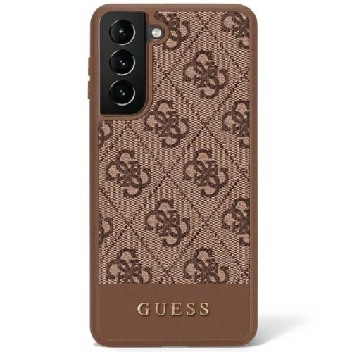 Kup Etui Guess GUHCS23SG4GLBR Samsung Galaxy S23 barna/brown hardcase 4G Stripe Collection - GUE2355 - {ean13} - Sklep Home Screen