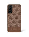 Etui Guess GUHCS23SG4GLBR Samsung Galaxy S23 hnědý/brown hardcase 4G Stripe Collection