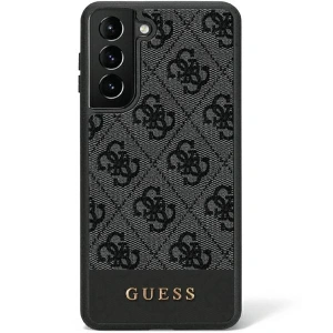 Etui Guess GUHCS23SG4GLGR Samsung Galaxy S23 czarny/black hardcase 4G Stripe Collection