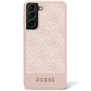 Etui Guess GUHCS23SG4GLPI Samsung Galaxy S23 różowy/pink hard case 4G Stripe Collection