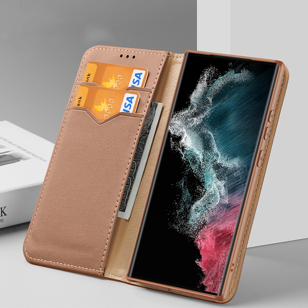 Etui Dux Ducis Hivo Samsung Galaxy S23 Ultra brązowe