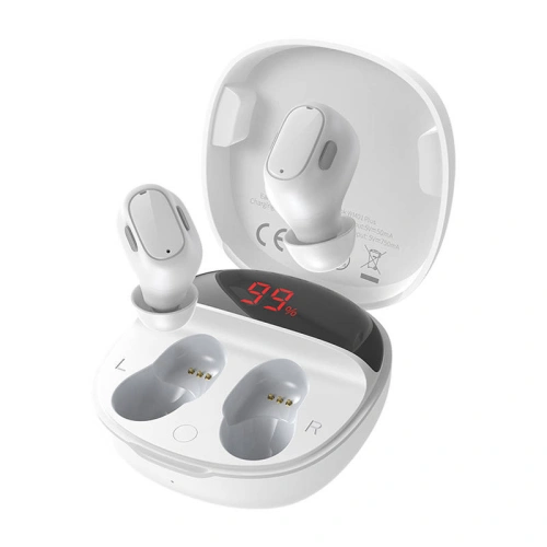 Buy Baseus Encok WM01 Plus TWS Earphones (white) - BSU3936 - {ean13} - Home Screen Store Europe