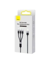 Kup Kábel Baseus StarSpeed 3w1 USB-A/USB-C - micro USB - Lightning, 3,5A, 1.2m (fekete) - BSU3937 - {ean13} - Sklep Home Screen