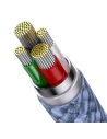 Kup Kabel Baseus StarSpeed 3w1 USB-A/USB-C - micro USB - Lightning, 3,5A, 1.2m (modrý) - BSU3938 - {ean13} - Sklep Home Screen