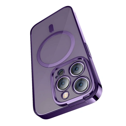 Kup Set bestehend aus Case + Glas Baseus Glitter MagSafe Apple iPhone 14 Pro Max (lila) - BSU3942 - {ean13} - Sklep Home Screen