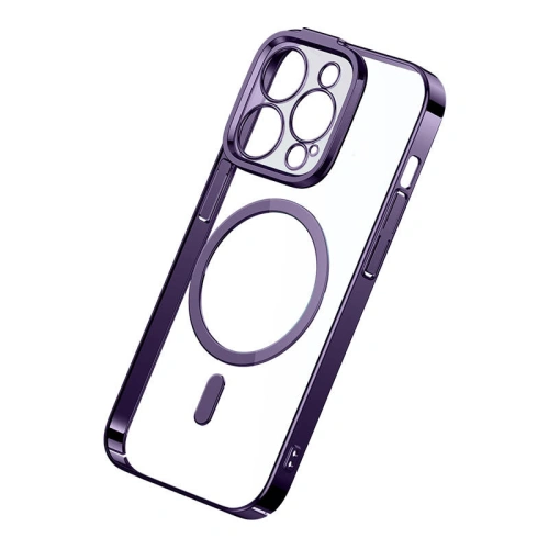 Kup Set bestehend aus Case + Glas Baseus Glitter MagSafe Apple iPhone 14 Pro Max (lila) - BSU3942 - {ean13} - Sklep Home Screen