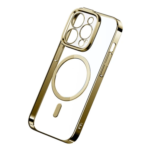 Kup Hülle + Glas Set Baseus Glitter MagSafe Apple iPhone 14 Pro Max (golden) - BSU3943 - {ean13} - Sklep Home Screen