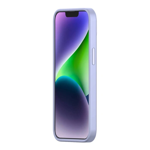 Buy Baseus Liquid Silica Gel Case + Glass Apple iPhone 14 (lavender) - BSU3947 - {ean13} - Home Screen Store Europe