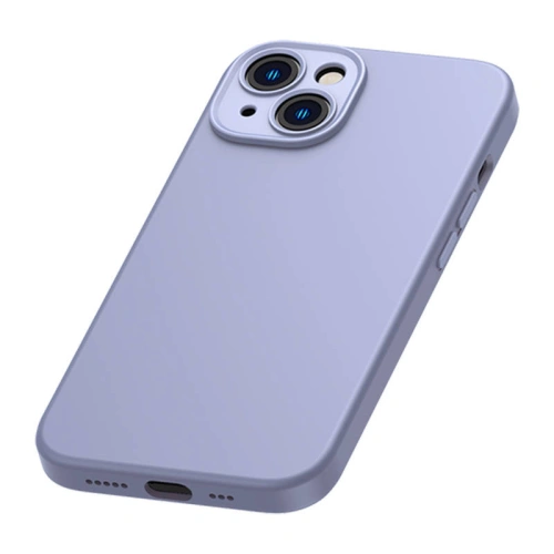 Buy Baseus Liquid Silica Gel Case + Glass Apple iPhone 14 (lavender) - BSU3947 - {ean13} - Home Screen Store Europe