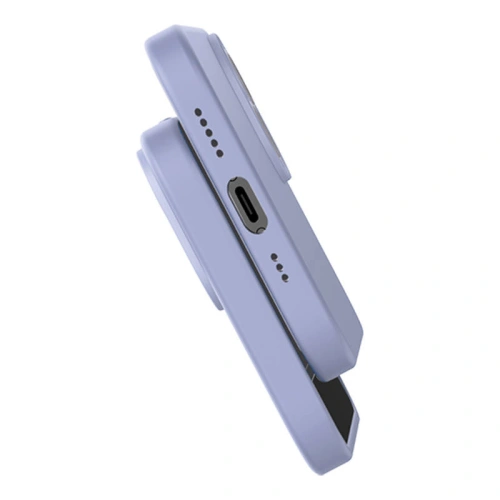 Buy Baseus Liquid Silica Gel Case + Glass Apple iPhone 14 (lavender) - BSU3947 - {ean13} - Home Screen Store Europe