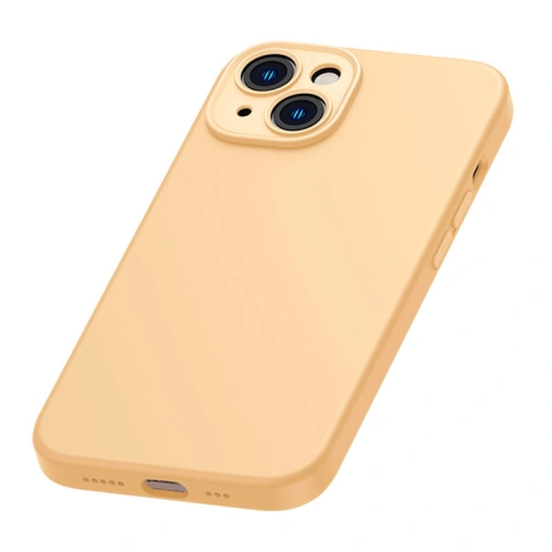 Buy Baseus Liquid Silica Gel Case + Glass Apple iPhone 14 (yellow) - BSU3948 - {ean13} - Home Screen Store Europe