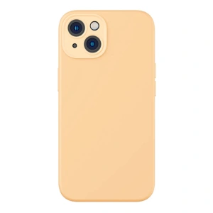 Zestaw etui + szkło Baseus Liquid Silica Gel Apple iPhone 14 Plus / 15 Plus (żółte)