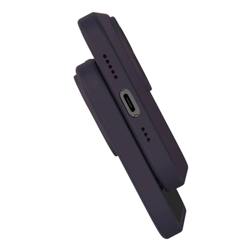 Buy Baseus Liquid Silica Gel Case + Glass Apple iPhone 14 Pro (purple) - BSU3950 - {ean13} - Home Screen Store Europe