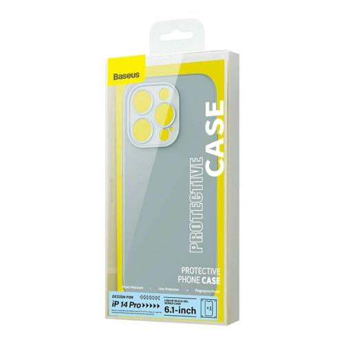 Buy Baseus Liquid Silica Gel Case + Glass Apple iPhone 14 Pro (green) - BSU3952 - {ean13} - Home Screen Store Europe
