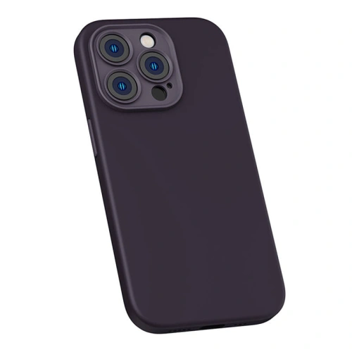 Buy Baseus Liquid Silica Gel Case + Glass Apple iPhone 14 Pro Max (purple) - BSU3953 - {ean13} - Home Screen Store Europe